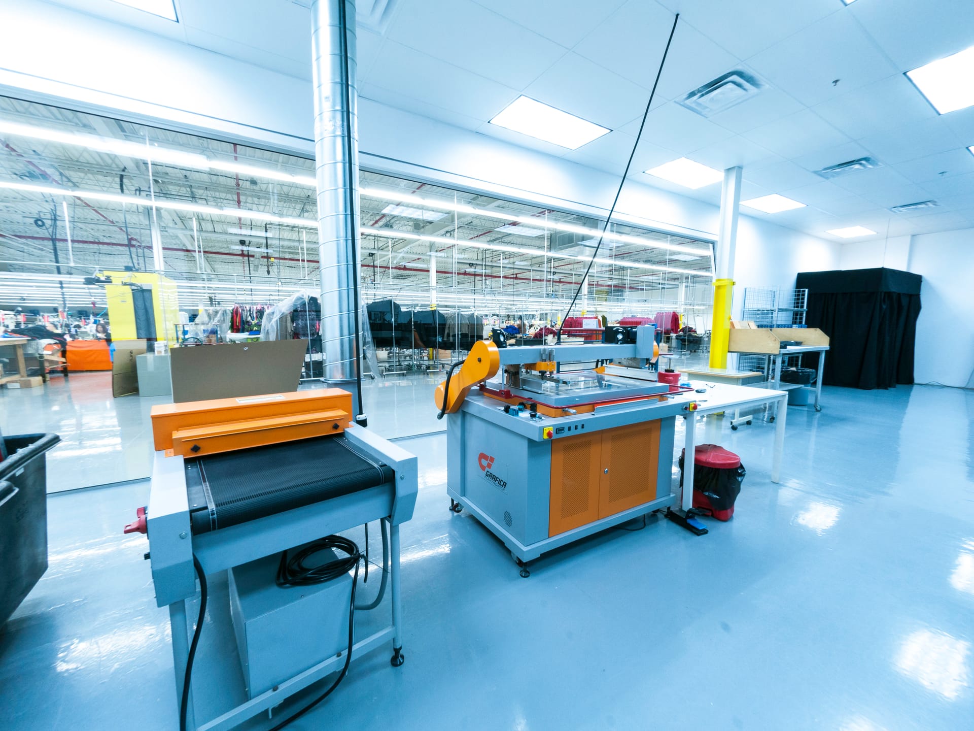 The cutting and prep room at the Mississauga campus