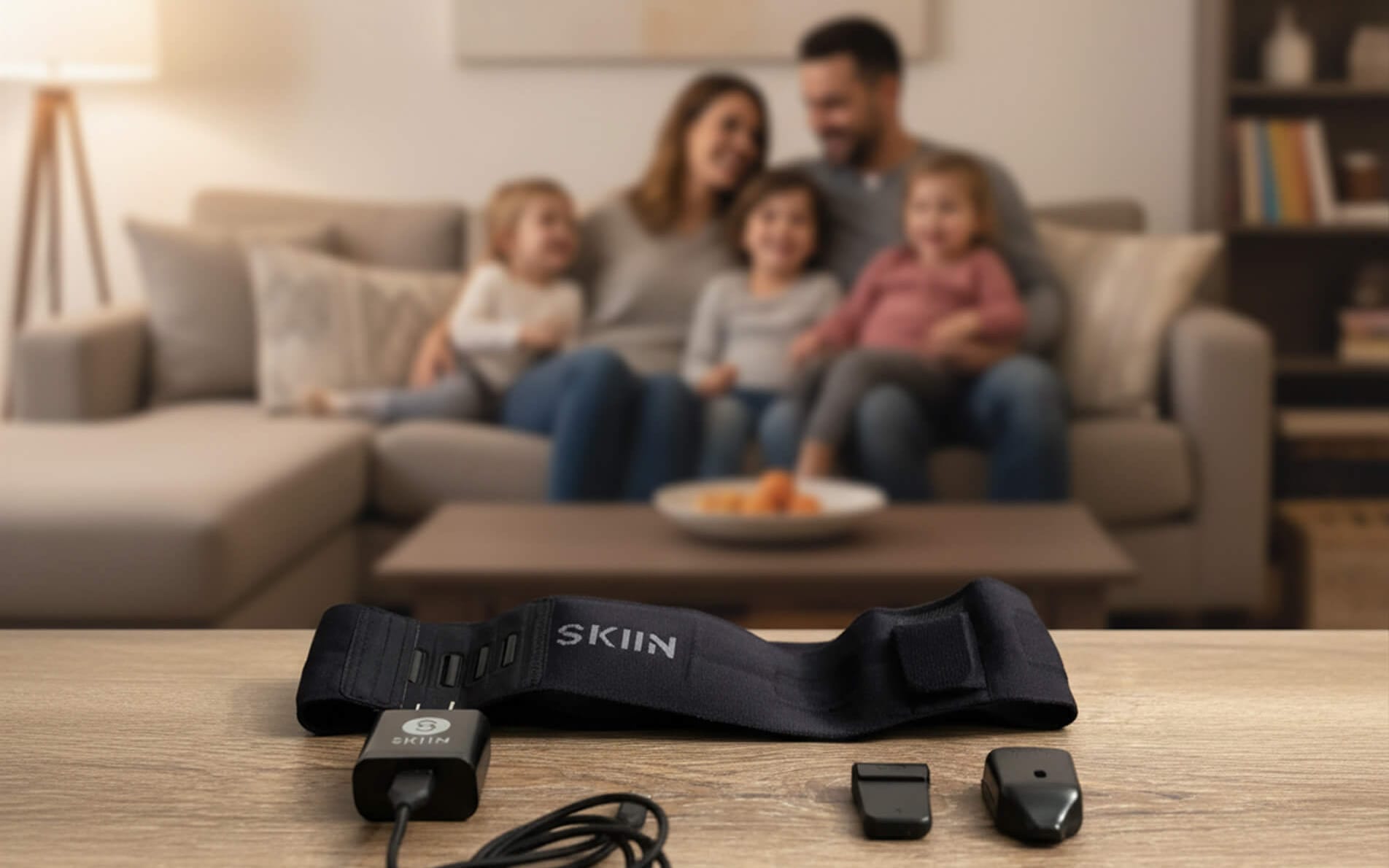 The SKIIN chest band and Pods — one product built on the platform